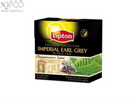 چای لیپتون Lipton امپریال ارل گری ترکیب پیچیده از چای سیاه پوست لیمو و پرتقال و گلبرگ های 