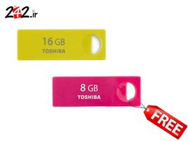 ست 2 * 1 فلش 16 و 8 گیگ توشیبا | Toshiba 8GB Enshu USB2.0 Flash Drive