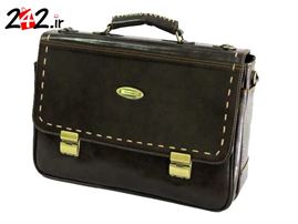 کیف دستی چرمی قهوه ای دیپلمات  Leather bag  diplomat brown