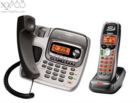 تلفن بیسیم یونیدن مدل Uniden TRU 9496 با دو گوشی(زمینی و بی سیم) و تکنولوژی DECT 6 و پشتیبانی از دو خط و منشی + یکسال گارانتی معتبر