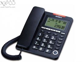 تلفن رومیزی یونیدن ژاپن مدل As 7408 با آیفون و شماره گیر بزرگ و دارای 3 حافظه شماره گیری سریع + یکسال گارانتی
