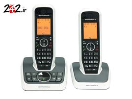تلفن بیسیم موتورولا MOTOROLA S2012 با دو گوشی بیسیم و دارای منشی تلفنی با  قابلیت ضبط پیام