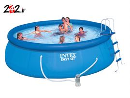 استخر دایره ای با پمپ تصفیه ایزی ست اینتکس Intex Easy Set 28168