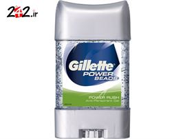 مام ژله ای ژیلت Gillette  مدل Cool Wave با رنگ دانه های آبی دارای سیستم محافظت سه گانه