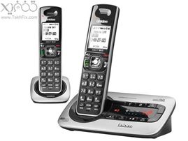 تلفن بیسیم یونیدن مدل Uniden D3580-2 با دو گوشی بی سیم و تکنولوژی DECT 6 و قابلیت اتصال به چهار موبایل + یکسال گارانتی معتبر