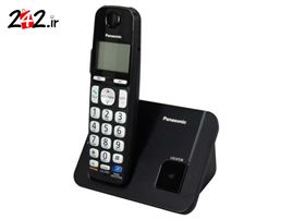 تلفن بیسیم پاناسونیک مدل | Panasonic KX-TGE210B با دو گوشی بی سیم 