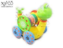 اسباب بازی حلزون جغجغه دار، یک سرگرمی مناسب برای کودکان 6 ماه تا 3 سال