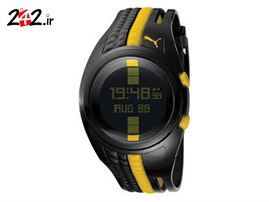 ساعت مچی مردانه پوما مدل | Puma Shift L Red Digital Dial Black Rubber Men's Watch PU910471