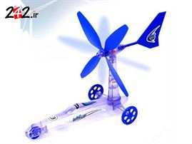 کیت ساخت ماشین بادی | CUTE SUNLIGHT WIND POWER CAR