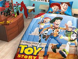  سرویس خواب کرایتون 4 تکه اطاق کودک با طرح داستان اسباب بازی ها  |  CEREYTON Toy Story 