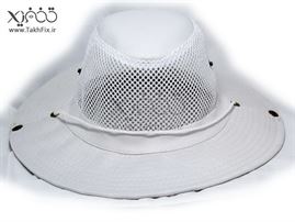 کلاه کتان تابستانی رنگ سفید