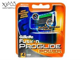 تیغ یدک ژیلت پروگلاید پاور 4 عددی Fusion Proglide power