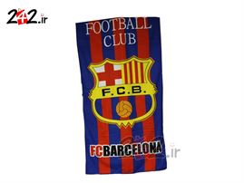 حوله میکروفیبر استخر با طرح  بارسلونا | Barcelona pool towel 