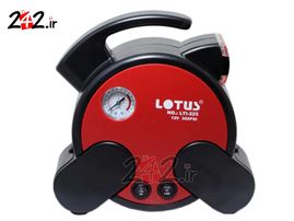 پمپ باد فندکی تک سیلندر لوتوس با چراغ خطر | LOTUS Heavy Duty Air compressor LTI-225