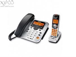 تلفن بیسیم یونیدن مدل Uniden AS 1051 با دو گوشی(زمینی و بی سیم) و تکنولوژی DECT 6 و منشی تلفنی و آیفون + یکسال گارانتی معتبر