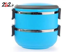  ظرف غذای دو طبقه دو جداره lunch box