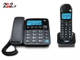 تلفن بیسیم یونیدن مدل Uniden D3280-2 با دو گوشی بی سیم و تکنولوژی DECT 6 و قابلیت اتصال چهار گوشی موبایل و منشی تلفنی + یکسال گارانتی معتبر