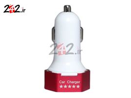 شارژر فندکی دو پرت 3.1 آمپر کار شارژر | car charger dual usb 3.1A output