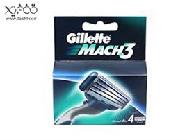 تیغ یدک ژیلت مچ تری 4 عددی Gillette MACH3 