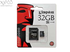 حافظه مموری کارت میکرو اس دی کینگستون 32 گیگابایت کلاس 10 | Kingston Digital microSD Class