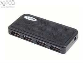 هاب یو اس بی USB Hub چهار پورت از برند معتبر A4Tech با گارانتی معتبر